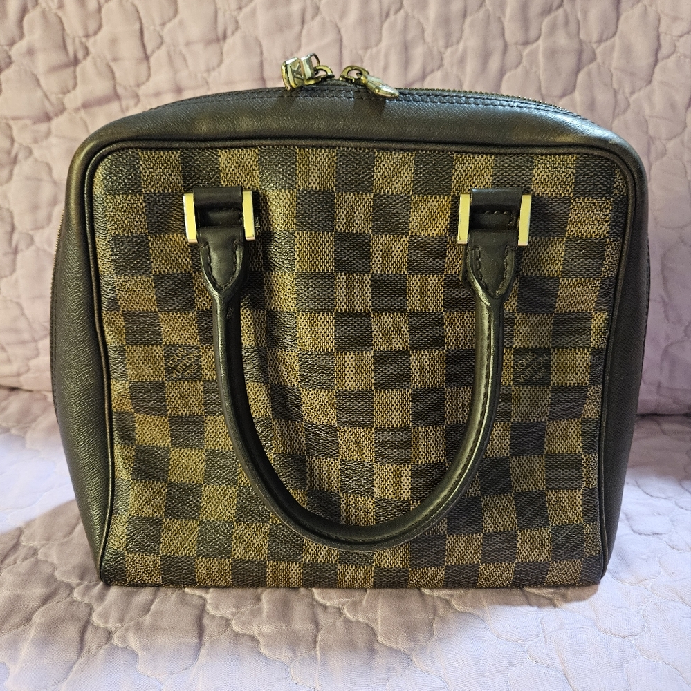 Louis Vuitton Brera Damier Ebene Brown Handbag
